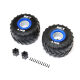 Losi - BKT 2.6 Monster Truck Tire Med Premount Blue (2): LMT 2.0 (LOS-1819)