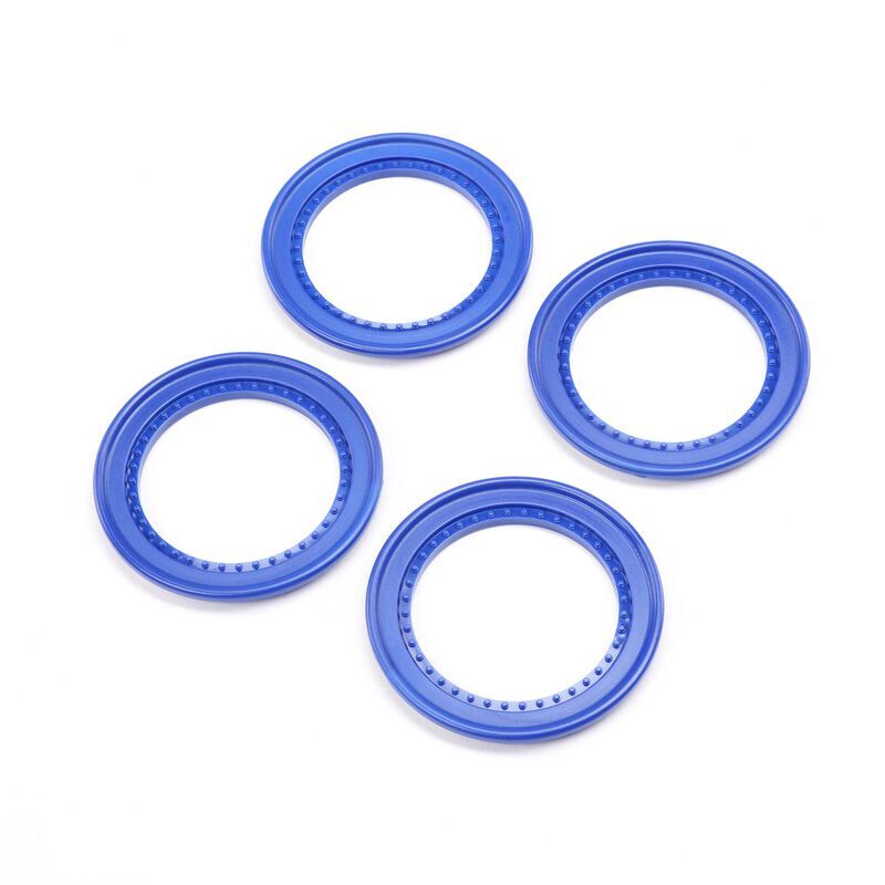 Losi - Snap-in Beadlock Rings Blue (4): LMT 2.0 (LOS-1821)
