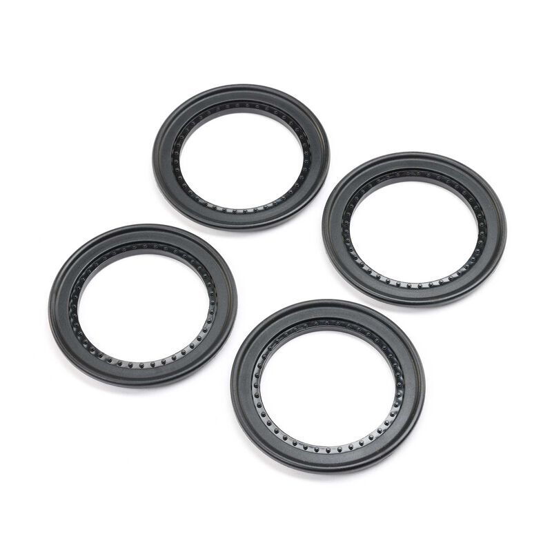 Losi - Snap-in Beadlock Rings Black (4): LMT 2.0 (LOS-1822)