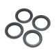 Losi - Snap-in Beadlock Rings Black (4): LMT 2.0 (LOS-1822)
