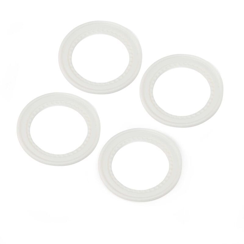Losi - Snap-in Beadlock Rings White (4): LMT 2.0 (LOS-1823)