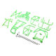 Losi - Cage Set Complete Green: LMT 2.0 (LOS-1828)