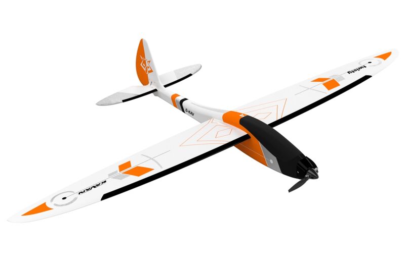 Twisty 3D Kunstflug-Segler orange - 1512mm