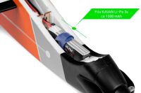 Twisty 3D Kunstflug-Segler orange - 1512mm