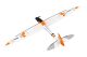 Twisty 3D Kunstflug-Segler orange - 1512mm