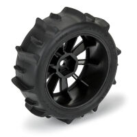 Pro-Line Racing - 1/14 Dumont F/R Tires MTD 12mm Black Mach-10 (4): Typhon GROM (PRO1031010)