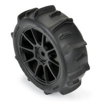 Pro-Line Racing - 1/14 Dumont F/R Tires MTD 12mm Black Mach-10 (4): Typhon GROM (PRO1031010)