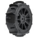 Pro-Line Racing - 1/14 Dumont F/R Tires MTD 12mm Black Mach-10 (4): Typhon GROM (PRO1031010)