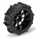 Pro-Line Racing - 1/14 Dumont F/R Tires MTD 12mm Black Mach-10 (4): Typhon GROM (PRO1031010)