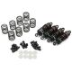 Yeah Racing - Aluminum Big Bore Go 55mm Damper Set 4pcs for 1/10 RC Touring Car Black (YR-BBG-0055BK)