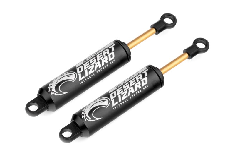 Yeah Racing - 120mm Desert Lizard Two Stage Internal Spring Damper Pair Black For Crawler (YR-DDL-120BK)