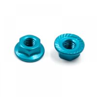 Yeah Racing - 4mm Aluminium Serrated Lock Nut 10pcs (LB)...