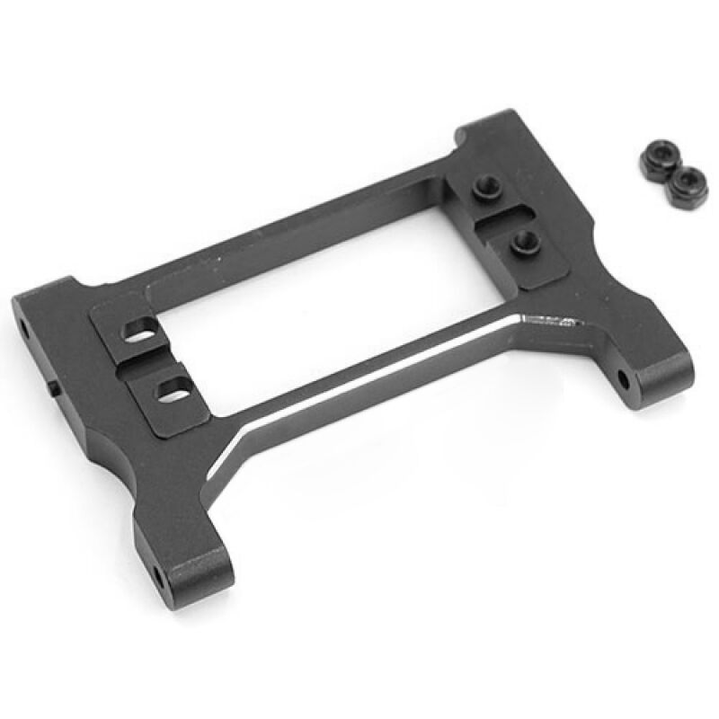 Yeah Racing - Aluminium Servo Mount Fits TRX-4 TRX-6 Black (YR-TRX4-005BK)