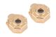 Yeah Racing - Brass Front Rear Portal Cover 42g 2 pcs Fits TRX-4 TRX4-6 (YR-TRX4-019)