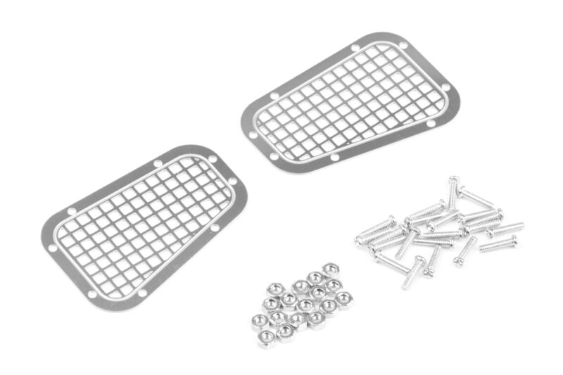 Yeah Racing - Stainless Steel Front Hood Vent Plate Type B fits TRX-4 (YR-TRX4-029)