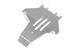 Yeah Racing - Stainless Steel Skid Plate Fits TRX-4 TRX-6 Silver (YR-TRX4-039)