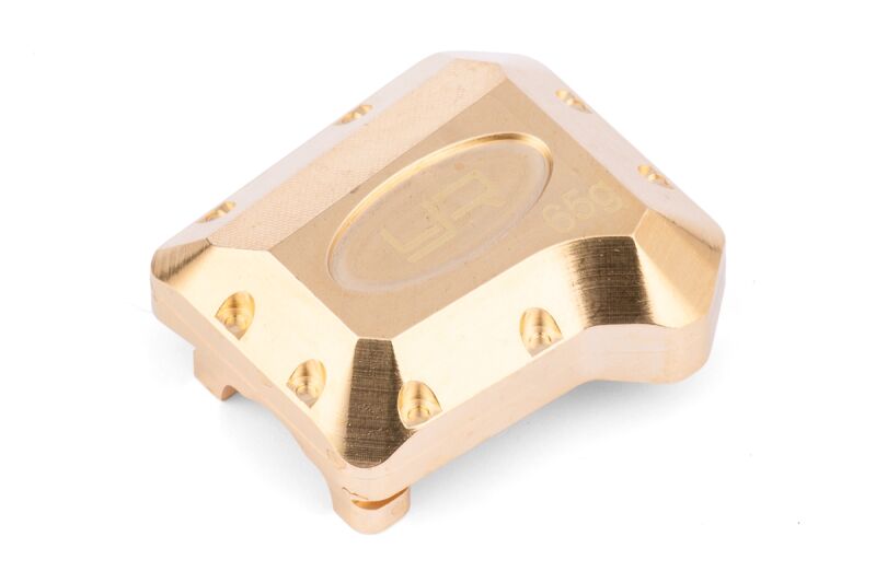 Yeah Racing - Brass Diff Cover 65g Fits TRX-4 TRX-6 G6 Certified (YR-TRX4-041)
