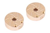 Yeah Racing - Brass 118g Portal Cover Front or Rear 2pcs...