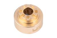 Yeah Racing - Brass Diff Case Fits TRX-4 TRX-6 (YR-TRX4-060)