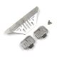 Yeah Racing - Stainless Steel Diff Protector & Fender Set Fits TRX-4 2021 Ford Bronco (YR-TRX4-099)