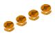 Yeah Racing - Aluminum Hex Adaptor Set 12x6mm For 1/10 RC Touring Drift Crawler Orange (YR-WA-033OR)