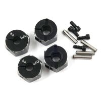 Yeah Racing - Aluminum Hex Adaptor Set 12X8mm Black For...