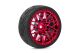 Yeah Racing - Spec T LS Wheel Offset 3 Red w/Tire 4pcs For 1/10 Touring (YR-WL-0108)