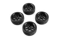 Räderset Spec T CS Wheel Offset 3 Black w/Tire 1:10...