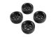 Räderset Spec T CS Wheel Offset 3 Black w/Tire 1:10 Touring (4 Stück)