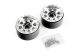 Yeah Racing - 1.9 Aluminum CNC 8 Spoke Beadlock Wheel w/Wheel Hub 2pcs Silver (YR-WL-0115SV)