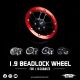 Yeah Racing - 1.9 Aluminum CNC 5 Spoke Beadlock Rim 2pcs Gold Titanium (YR-WL-0142GM)