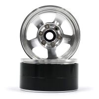 Yeah Racing - 1.9 Aluminum CNC 5 Spoke Beadlock Wheel...