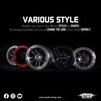 Yeah Racing - 1.9 Aluminum CNC 5 Spoke Beadlock Rim 2pcs...