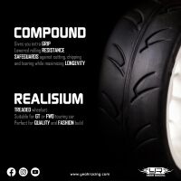 Yeah Racing - Zero-Max S01 Street Compound Wheel For 1/10 Touring (YR-WL-0172WH)