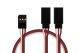 Yeah Racing - 15cm Y Extension Leads With Futaba/KO PROPO(New Plug) Connector (YR-WPT-0110)
