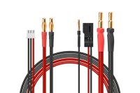 Yeah Racing - 3 in 1 Charger Cable 4mm 5mm Bullet w/...