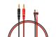 Yeah Racing - Battery Charger Cable T Plug Male to 4mm Bullet Banana (YR-WPT-0117)