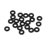 Yeah Racing - Aluminum M3 Flat Washer 0.25mm 20pcs Black...
