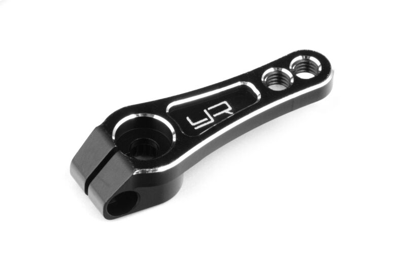 Yeah Racing - 25T Aluminum Servo Arm Horn For Futaba Savox Power HD Blue Bird Black (YR-YA-0516BK)