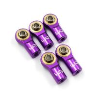 Yeah Racing - Aluminum M3 Rod Ends (5pcs) Purple...