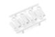 Yeah Racing - M3 Plastic Ball End 4.8x15mm 8pcs White (YR-YA-0564WT)