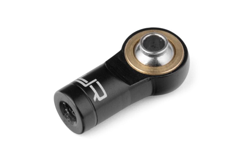 Yeah Racing - Aluminum Reversed Thread M3 Rod Ends 5pcs Black (YR-YA-0572BK)