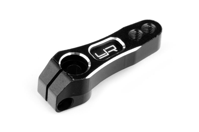 Yeah Racing - 25T 7075 Aluminum Servo Arm Horn Crawler For Futaba Savox Black (YR-YA-0574BK)