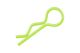 Yeah Racing - RC Body Clip For 1/8 1/10 1/12 10pcs Florescent Yellow (YR-YA-0594YW)