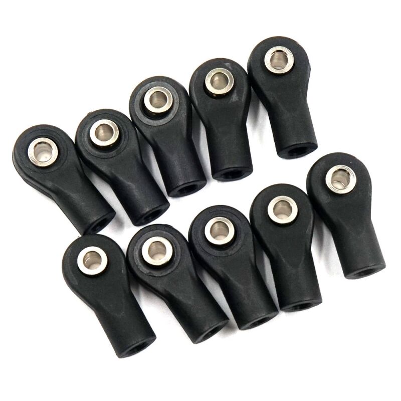 Yeah Racing - M4 Thread Plastic Rod Ends (M3 Ball) 10pcs (YR-YA-0637)
