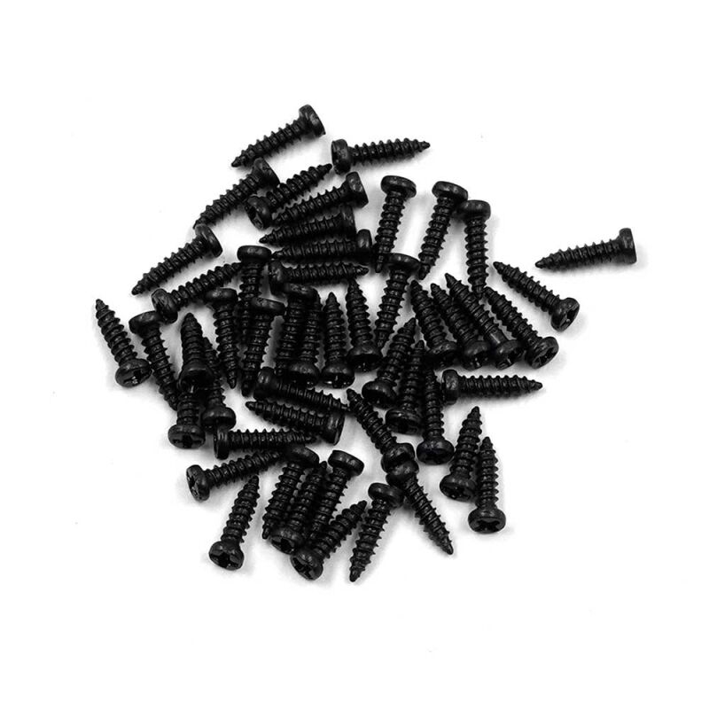 Yeah Racing - Micro Fender Screw 1.2 x 5mm 50pcs For RC Drift Body (YR-YA-0690BK)