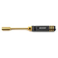 Yeah Racing - Aluminum 7.0mm Lock Nut Driver Black Gold...