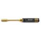 Yeah Racing - Aluminum 7.0mm Lock Nut Driver Black Gold (YR-YT-0192)
