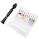 Yeah Racing - 1.1-2.0mm Steel Twist Drill 10 in 1 Set w/ Aluminum Handle (YR-YT-0196)