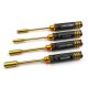 Yeah Racing - Aluminum 4.0 5.5 7.0 8.0 Lock Nut Driver Set Black/Gold (YR-YT-0224)